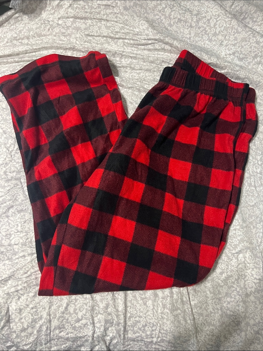 KRed and Black Buffalo Plaid Pajama Pants